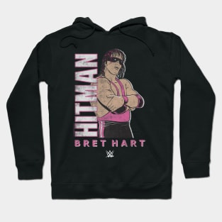 Bret Hart Hitman Distressed Hoodie